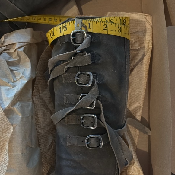 Frye Tall Veronica Strapping Bots - Picture 12 of 13